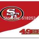 San Francisco 49ers logo and wordmark Flag 3x5 FT 150X90CM Banner 100D
