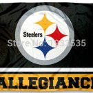 Pittsburgh Steelers Allegiance Flag 3x5 ft Banner metal holes Flag
