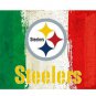 3x5ft Green white red Stripes Pittsburgh Steelers flags oil painting style flag