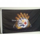 Pittsburgh Steelers 2 Gloves 3x5 ft flag 100D Polyester flag 90x150cm