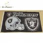 Oakland Raiders 3ft*5ft (90*150cm) Size Decoration Flag Banner