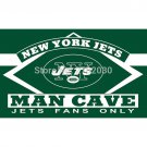 New York Jets Fans Only Flag MAN CAVE Banner Green Flag 3x5 ft