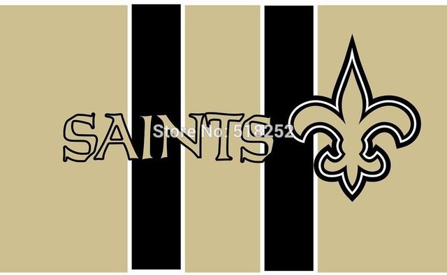 New Orleans Saints Flag 3x5 FT 100D 90X150CM Banner Polyester flag
