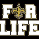 3x5ft New Orleans Saints flag for life banner with 2 metal grommets