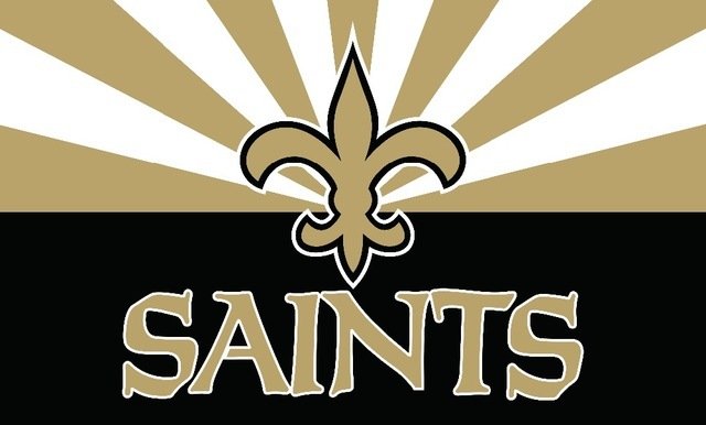 New Orleans Saints flag 90x150cm polyester banner with 2 Metal Grommets