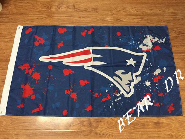 3x5ft New England Patriots flag event decoration high quality polyester banner