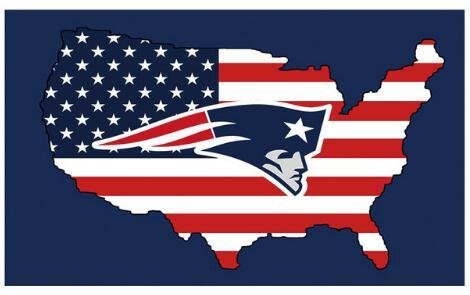 3x5ft New England Patriots flag event decoration high quality polyester banner