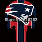 New England Patriots Skull Vertical Flag 150X90CM 3x5 FT