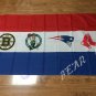 3X5FT Boston Red Sox logo New England Patriots logo background Flag
