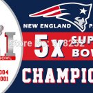 New England Patriots Super Bowl 5xNew flag Polyester 150X90CM