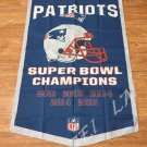 new England patriots 2001- 2016 year champions flag 3x5 ft