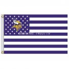 3X5FT Minnesota Vikings USA Football Banner Flag