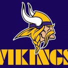 Minnesota Vikings Flag 3ft x 5ft Polyester Banner with 2 Metal Grommets
