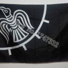Viking Raven Black Flag hot sell goods 3X5FT 150X90CM Banner brass metal holes