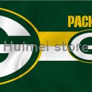 3ft x 5ft Green Bay Packers flag helmet style banner 100D