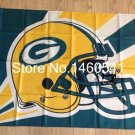 Green Bay Packers Helmet Lighting Flag 3ft x 5ft Polyester