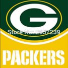 Green bay packers Helmet Vertical Flag 3x5FT banner 100D 150X90CM