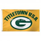 Green Bay Packers G Allegiance Helmet Team American flag 3x5 ft