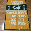 Green bay packers Super Bowl Champions Flag 3x5 FT 150X90CM Banner 100D