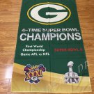 Green Bay Packers flag American flag 3x5ft100D polyester banner 90x150cm