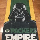 Green Bay Packers empire skull 3x5ft flag by 2 metal grommets