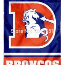 Denver Broncos Team Nation American Outdoor Indoor Flag 3X5 ft