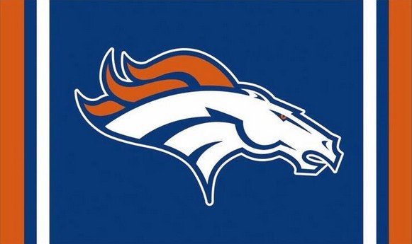 Denver Broncos Logo Stripe Flag 3ftx5ft Banner 100D Polyester ...