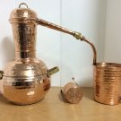 New model of vintage stills 1L, essencial oils, band, Gin * Distillery Still