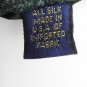Silk Tie CHAPS Ralph Lauren Green Military Service Medals Mens Necktie 55"
