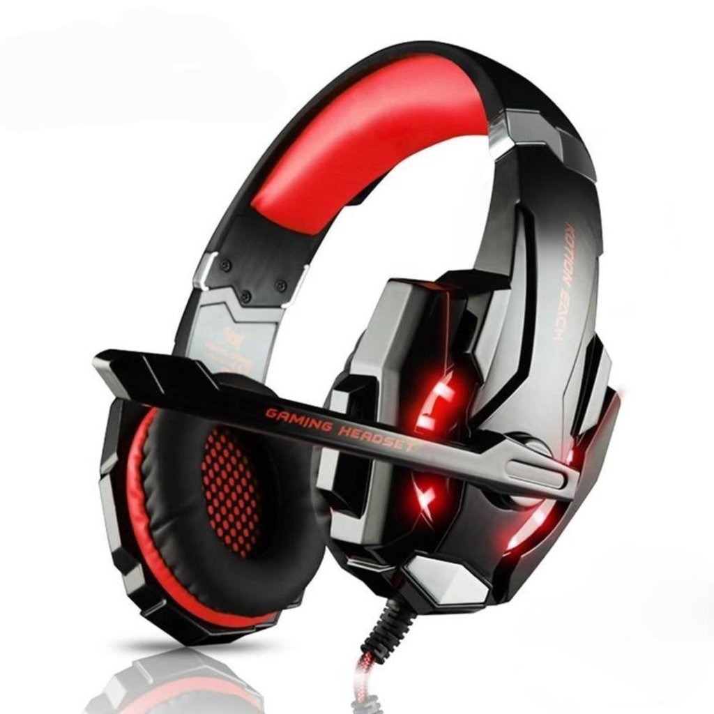 Ninja Dragon G9300 LED Gaming Headset with Microphone in RED