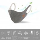Copper Line Reusable Face Mask in Charcoal Gray