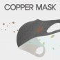 Copper Line Reusable Face Mask in Charcoal Gray