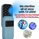 Handheld Portable UV Light Sanitizer in Blue