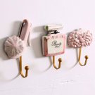 3PCS resin coat hooks hanging wall set, bag hook, coat hook cover