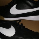 Nike Tiempo Genio IC Leather  Futsal/Indoor Shoes - Size 9.5 Black/White