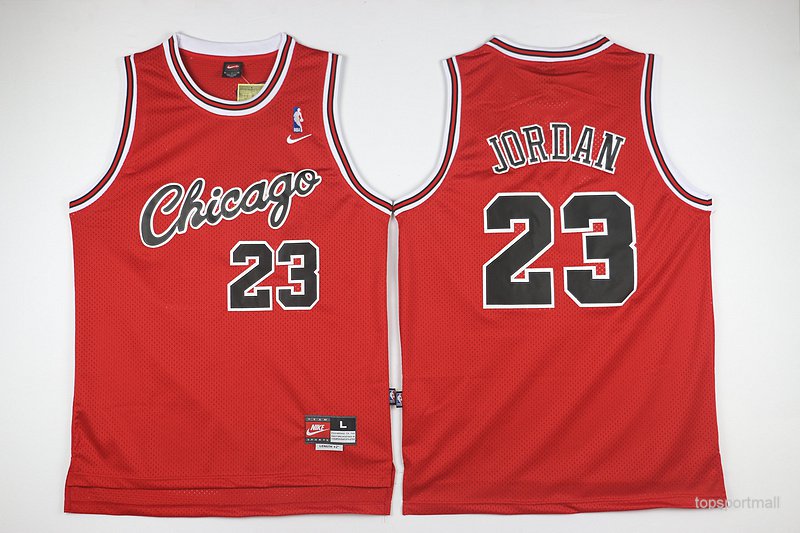 Chicago Bulls 23 Michael Jordan Hockey Jerseys color red