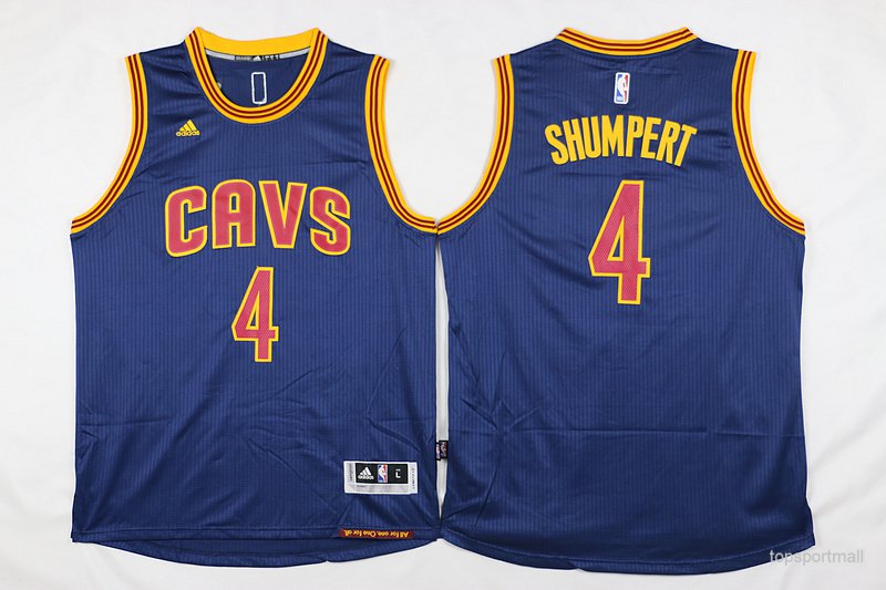 Cleveland Cavaliers 4 Iman Shumpert Hockey Jerseys color blue