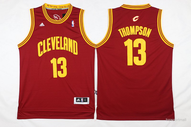 Cleveland Cavaliers 13 Tristan Thompson Hockey Jerseys color red