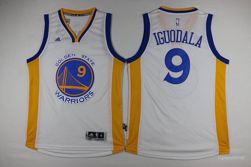 Golden State Warriors 9 Andre Iguodala Hockey Jerseys color white