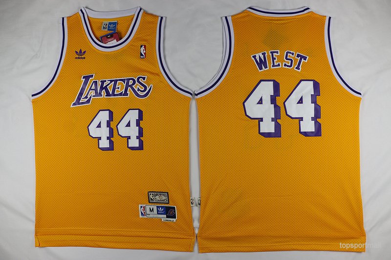 jerry west lakers jersey