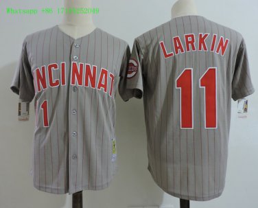 cincinnati reds grey jersey