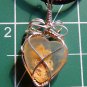 agate wrapped in sterling silver
