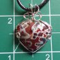 agate wrapped in sterling silver