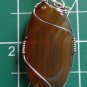 agate wrapped in sterling silver