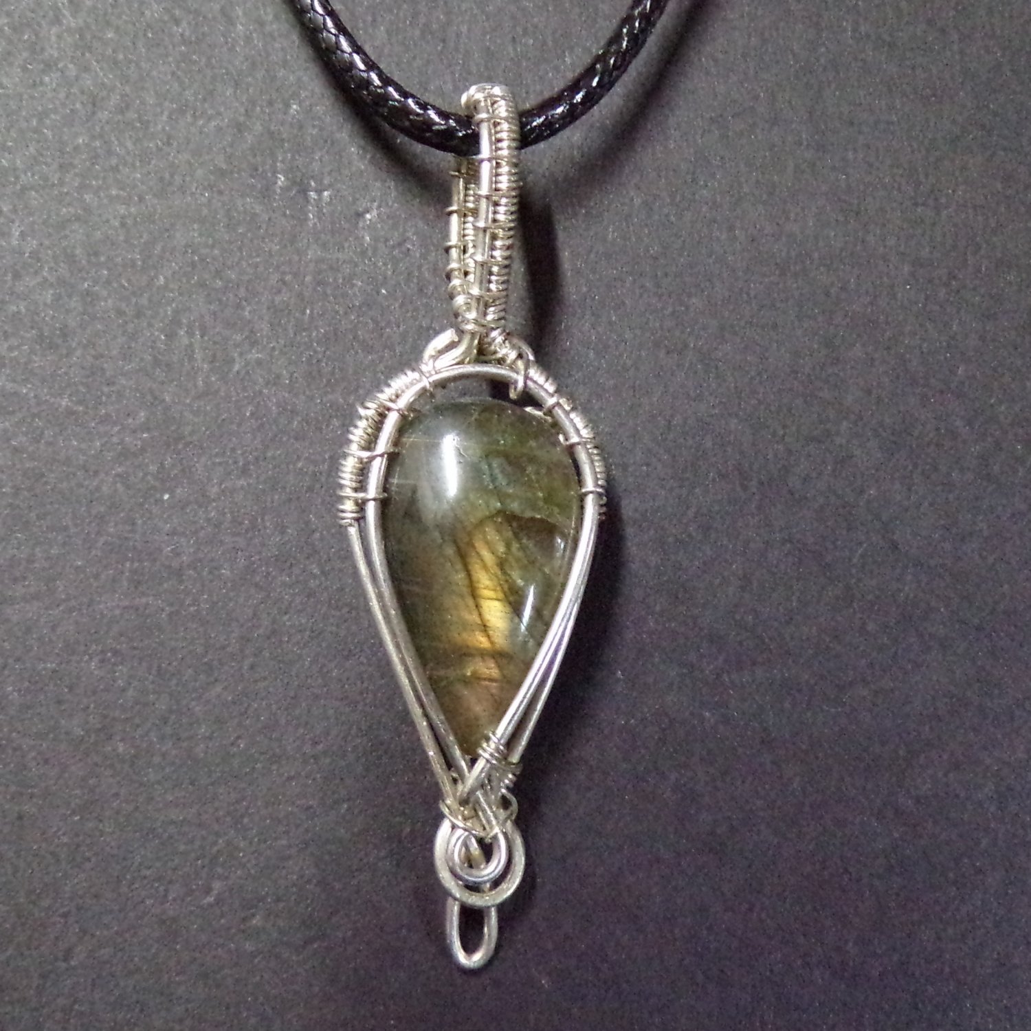 labradorite in sterling silver