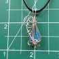 lab created opal wrapped in sterling silver