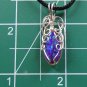 lab created opal wrapped in sterling silver