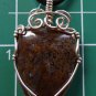 maury mt. moss agate wrapped in sterling silver