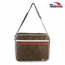 Men′s Promotional Tool Leather Messenger Shoulder Bag for Business School and Office