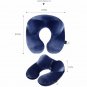 U shape Pillows Inflatable Neck Pillow Sleep Textiles Comfortable Form Cushion